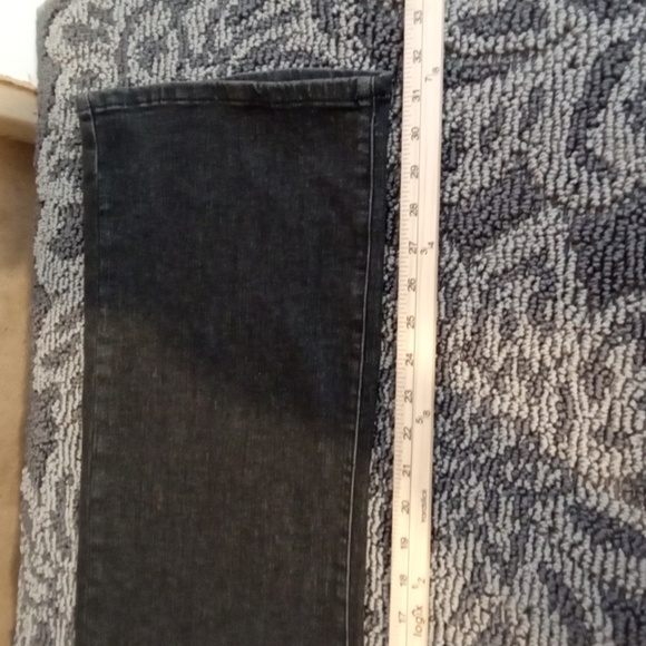 Judy Blue High Waisted Button Fly Wide Leg Trouser Jeans Black Size 32 Women - Picture 10 of 12